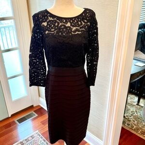 Adrianna Papell Black Cocktail Dress